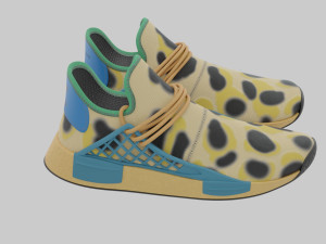 Adidas HU Animal Print Modello 3D