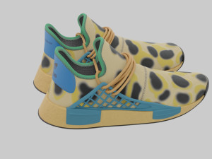 Adidas HU Animal Print Modello 3D