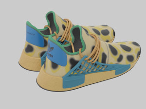 Adidas HU Animal Print Modello 3D