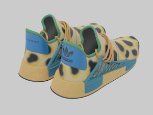 Adidas HU Animal Print Modello 3D