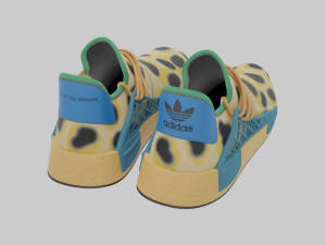 Adidas HU Animal Print Modello 3D