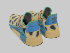 Adidas HU Animal Print Modello 3D