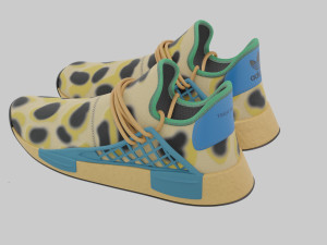 Adidas HU Animal Print Modello 3D