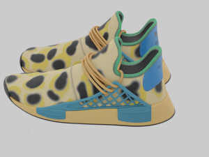 Adidas HU Animal Print Modello 3D