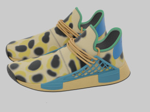 Adidas HU Animal Print Modello 3D