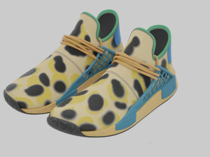 Adidas HU Animal Print Modello 3D