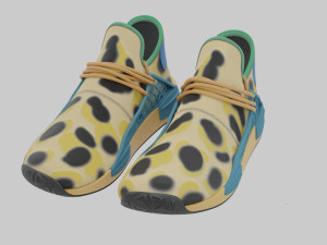 Adidas HU Animal Print Modello 3D