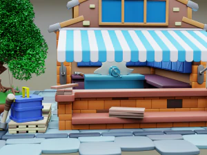 Lumberjack Shop 3D Model