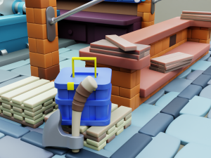 Lumberjack Shop Model 3D