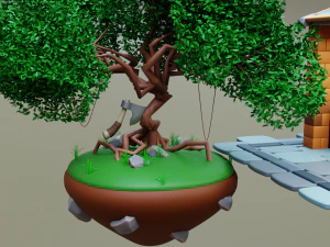 Lumberjack Shop 3D Model