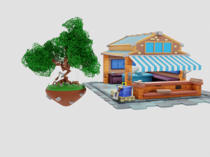 Lumberjack Shop Model 3D