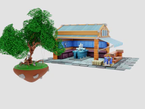 Lumberjack Shop 3D Model