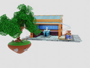 Lumberjack Shop Model 3D