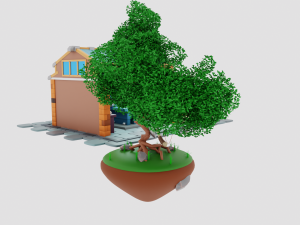 Lumberjack Shop Model 3D