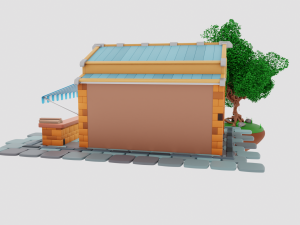 Lumberjack Shop Model 3D