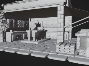 Lumberjack Shop Model 3D