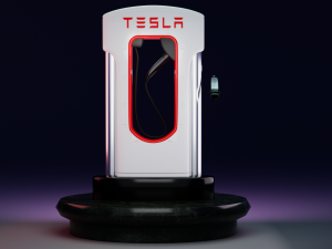 Tesla Charging Station 3D 模型