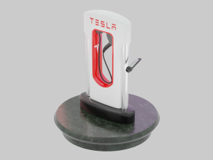 Tesla Charging Station 3D 模型