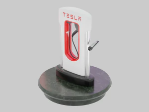 Tesla Charging Station 3D Model