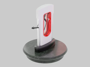Tesla Charging Station 3D Model