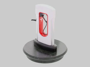 Tesla Charging Station 3D Model
