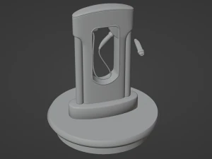 Tesla Charging Station 3D Model