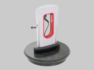 Tesla Charging Station 3D Model