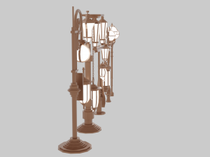 Street Lamp Pack 3D Модель