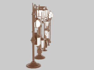 Street Lamp Pack 3D Model