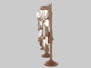 Street Lamp Pack 3D Model