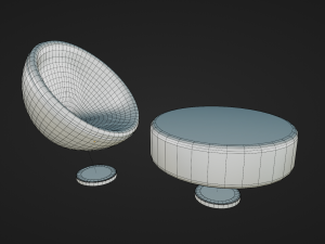 Sci-Fi Chair 3D-Modell