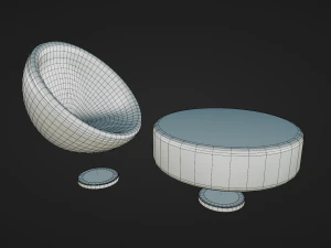 Sci-Fi Chair 3D Model