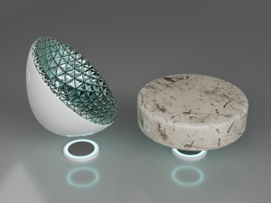 Sci-Fi Chair 3D-Modell