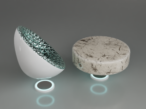 Sci-Fi Chair 3D-Modell
