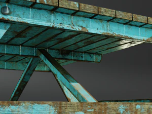 Picnic Table 3D Model