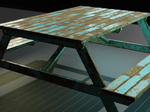 Picnic Table 3D Model
