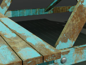 Picnic Table 3D Model