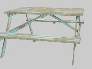 Picnic Table 3D Model