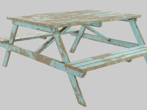 Picnic Table 3D Model