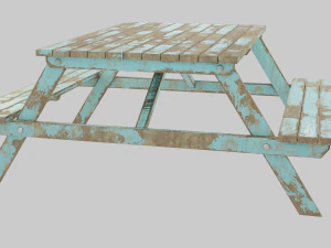 Picnic Table 3D Model