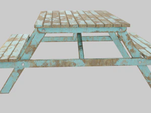 Picnic Table 3D Model