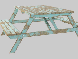 Picnic Table 3D Model