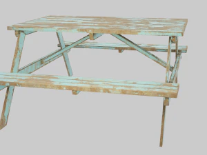 Picnic Table 3D Model