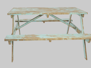 Picnic Table Modèle 3D