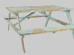 Picnic Table 3D Model