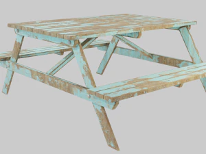 Picnic Table 3D Model