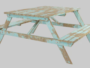 Picnic Table 3D Model