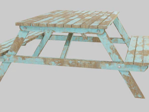 Picnic Table 3D Model