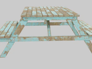 Picnic Table 3D Model