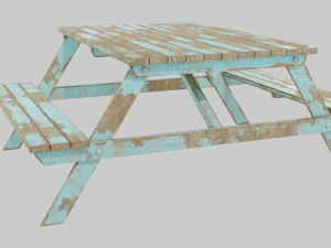 Picnic Table 3D Model